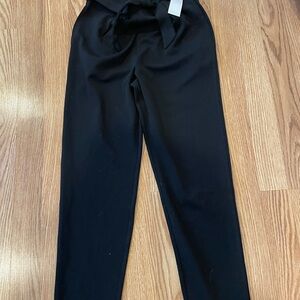 by & by Black Formal Kids Pants